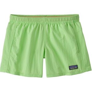 NWT PATAGONIA BAGGIES SHORTS 4 INCH UNLINED KIDS' - size M (10) - salamander grn